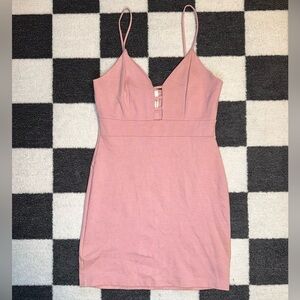 gLare - Bubble Gum Pink Bodycon Dress